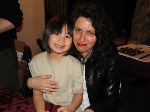 Lucy Kaplansky with her daughter, Molly