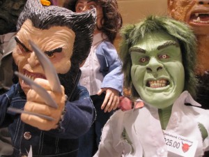 Toy models of wolverine & the hulk!