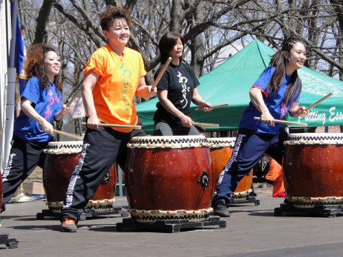 taiko drummers
