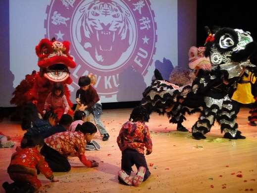 lion dance kid candy 519